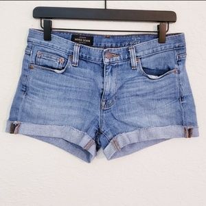 J. Crew Indigo denim size 27 cuffed shorts